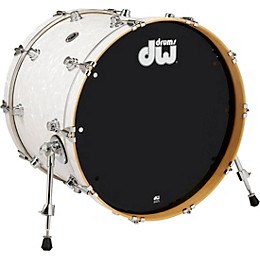 DW DWe Wireless Acoustic/Electronic Convertible Bass Drum 22 x 16 in. Finish Ply White Marine Pearl