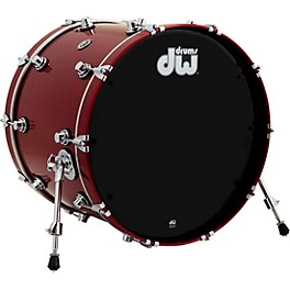 DW DW... DW DWe Wireless Acoustic/Electronic Convertible Bass Drum 22 x 16 in. Lacquer Custom Specialty Black Cherry Metallic