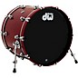 DW DWe Wireless Acoustic/Electronic Convertible Bass Drum 22 x 16 in. Lacquer Custom Specialty Black Cherry Metallic thumbnail
