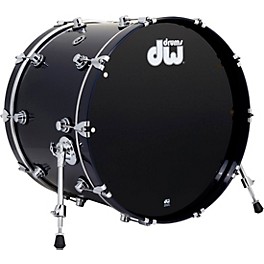 DW D... DW DWe Wireless Acoustic/Electronic Convertible Bass Drum 22 x 16 in. Lacquer Custom Specialty Midnight Blue Metallic