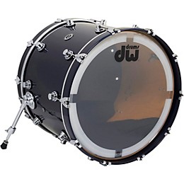 DW DWe Wireless Acoustic/Electronic Convertible Bass Drum 22 x 16 in. Lacquer Custom Specialty Midnight Blue Metallic