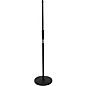 Shure Round Base Mic Stand with Standard Height Adjustable Twist Clutch - 12" Base Black thumbnail