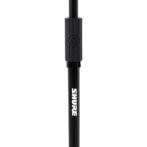Shure Round Base Mic Stand with Standard Height Adjustable Twist Clutch - 12" Base Black