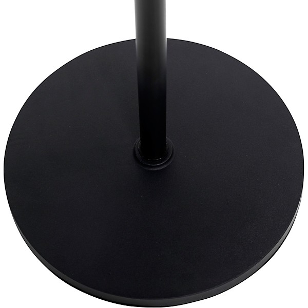 Shure Round Base Mic Stand with Standard Height Adjustable Twist Clutch - 12" Base Black