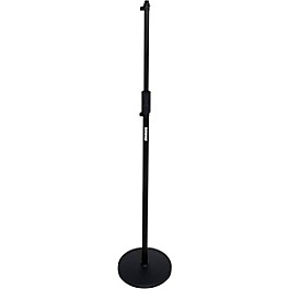 Shure Round Base Mic Stand with Standard Height Adjustable Twist Clutch - 10" Base Black