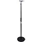 Shure Round Base Mic Stand with Standard Height Adjustable Twist Clutch - 10" Base Black