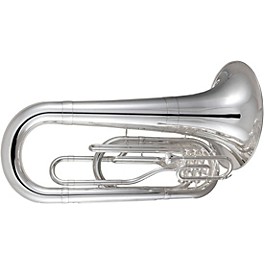 King KMT410 Performance Series 3-Valve BBb Marching Tuba Silver plated