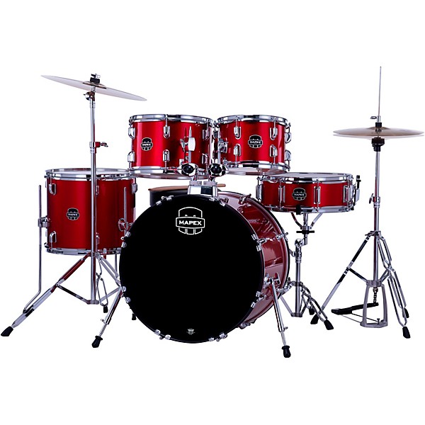 Mapex Comet 5-Piece Drum Kit With 20" Bass Drum Infra Red