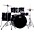 Mapex Comet 5-Piece Complete Drum Kit With 22" Bass Dr... Mapex Comet 5-Piece Complete Drum Kit With 22" Bass Drum Dark Black