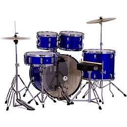 Mapex Comet 5-Piece Complete Drum Kit With 22" Bass Drum Indigo Blue