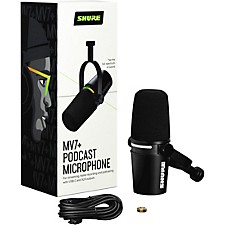 Shure SM7B with sE DM1 Dynamite Active Inline Preamp & Accessories