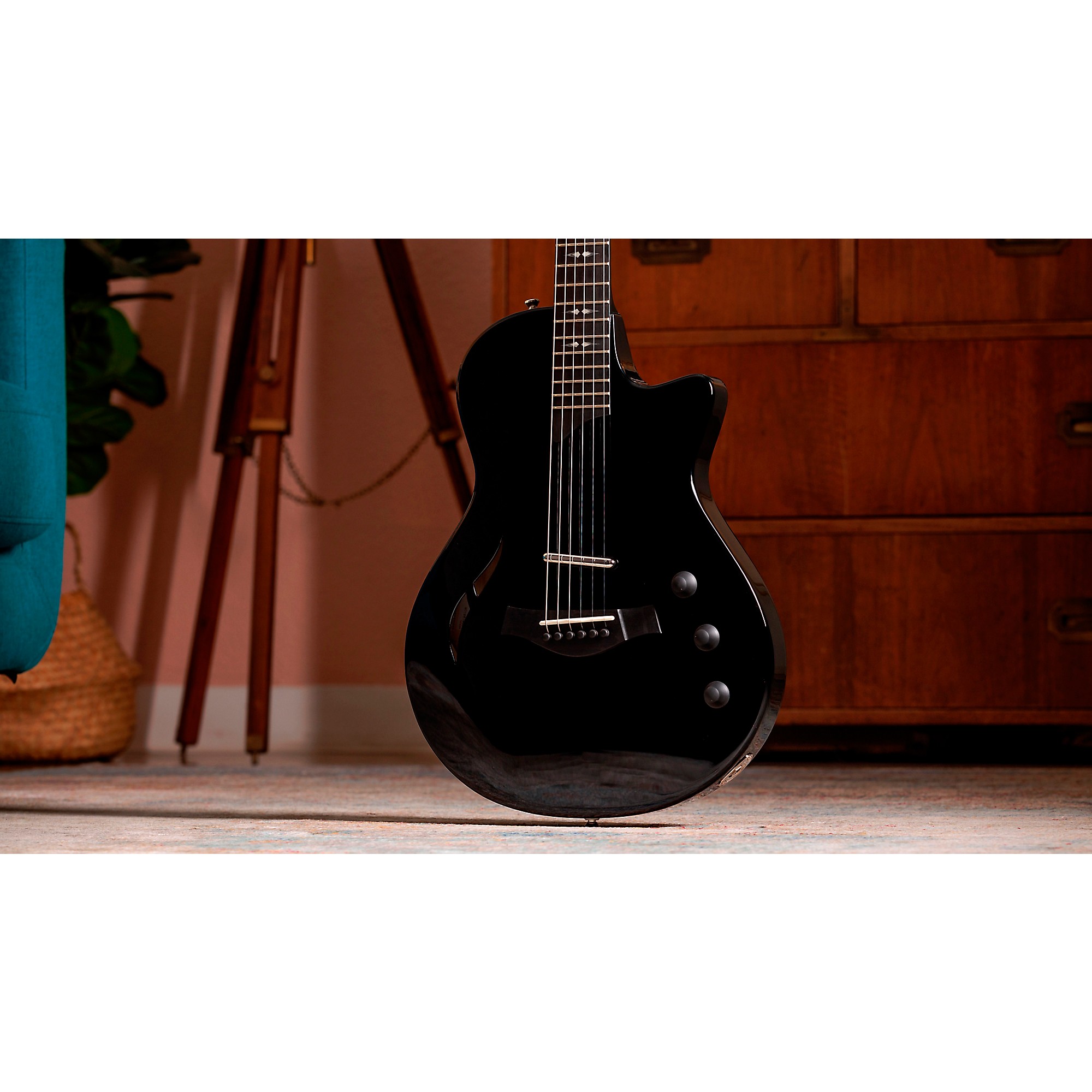 Platinum Taylor T5z Pro Acoustic-Electric Guitar Black