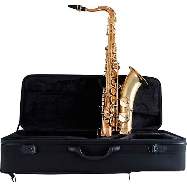 Selmer Selmer Tenor Saxophone, Lacquer Finish, Lightweight Case, Selmer R404 Mouthpiece Copper Brass Body Gold Lacquer Keys