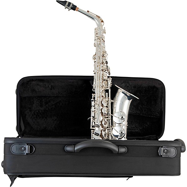 Selmer Selmer Alto Saxophone, Lacquer Finish, Lightweight Case, Selmer R402 Mouthpiece Silver Plated Silver Keys