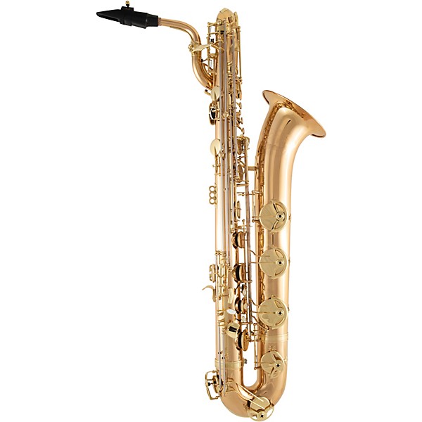 Selmer Selmer Baritone Saxophone, Lacquer Finish, Wheeled ABS Case, Selmer R405 Mouthpiece Lacquer Gold Lacquer Keys