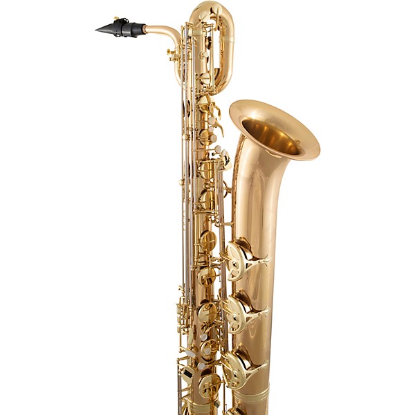 Selmer Selmer Baritone Saxophone, Lacquer Finish, Wheeled ABS Case, Selmer R405 Mouthpiece Lacquer Gold Lacquer Keys