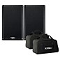 QSC K8.2 Powered Speaker Pair With Tote Bags thumbnail