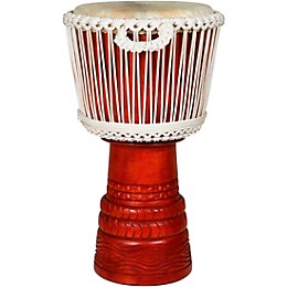 X8 Drums Ivory Elite Professional Djembe Drum with Bag & Lessons 12 in.