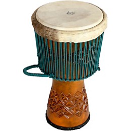 X8 Drums Jackfruit Master Series Djembe Drum with Bag 14 in.
