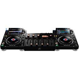 AlphaTheta EUPHONIA Professional 4-Channel Rotary Mixer with CDJ-3000 Professional DJ Media Player Pair