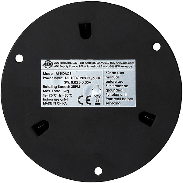 Eliminator Lighting MBMHD3 Mirror Ball Motor