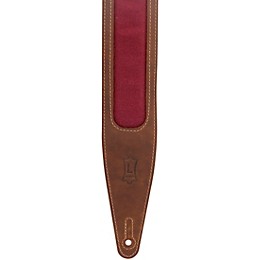 Levy's Voyager Pro Leather Guitar Strap Burgundy 2.5 in.