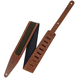 Levy's Voyager Pro Leather Guitar Strap Green 2.5 in.