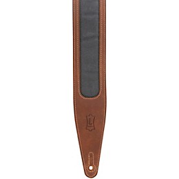 Levy's Voyager Pro Leather Guitar Strap Gray 2.5 in.