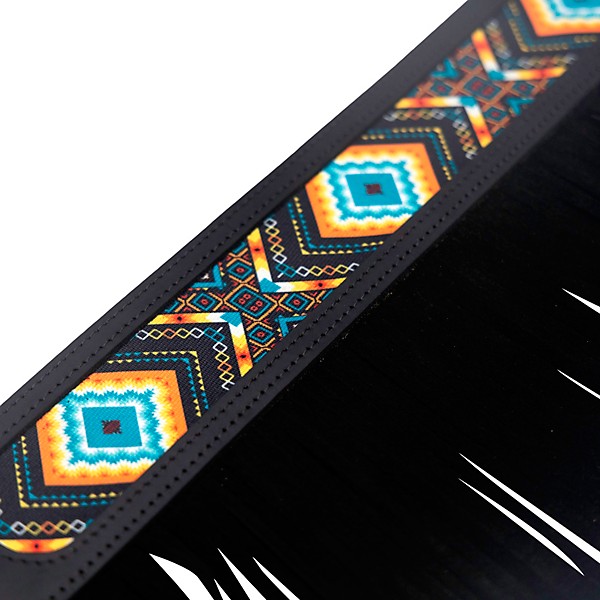 Levy's The Crazy Horse Outlaw Guitar Strap Black 2.5 in.