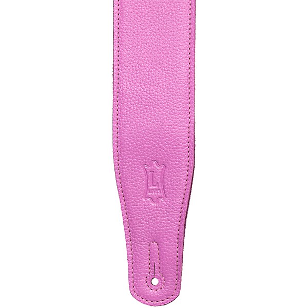 Levy's Pastel Leather Guitar Strap Purple 2.5 in.