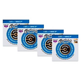 Martin MA535 Authentic Acoustic SP Custom Light Guitar Strings 12-Pack 11 - 52