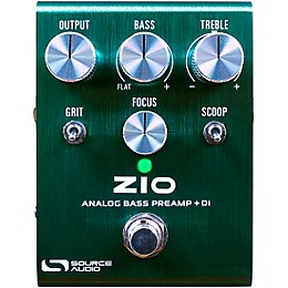 Source Audio ZIO Analog Bass Preamp + DI Pedal Green