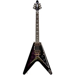 Gibson Custom Flying V Custom Bats in Flight Electric Guitar - Dark Purple Burst