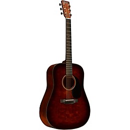 Martin Custom Shop 18 Style All Quilted Mahogany Dreadnought Acoustic Guitar Toasted Burst