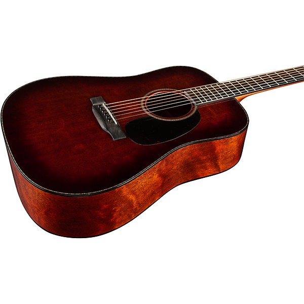 Martin Custom Shop 18 Style All Quilted Mahogany Dreadnought Acoustic Guitar Toasted Burst