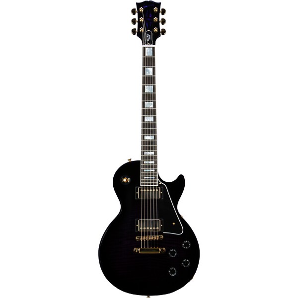 Platinum Gibson Custom M2M Les Paul Custom Widow Electric Guitar