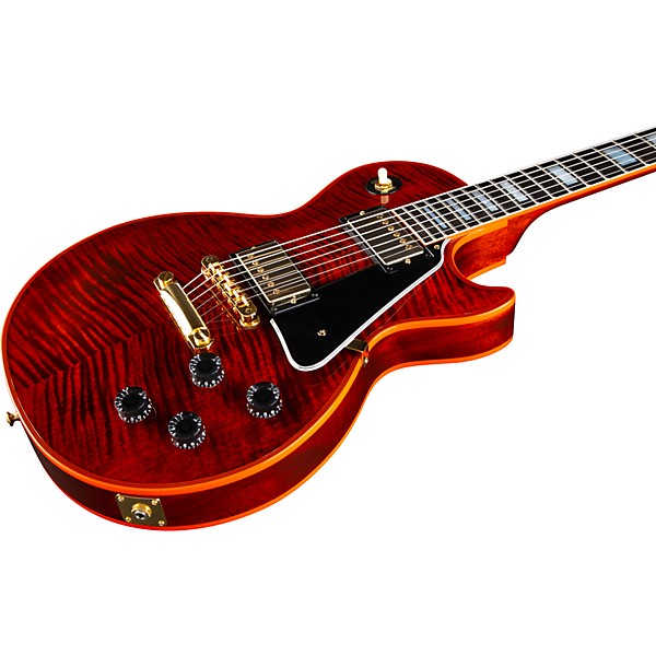 Open Box Gibson Custom M2M Les Paul Custom Widow Electric Guitar - Level 2 Dark Orange Widow Burst 197881454999