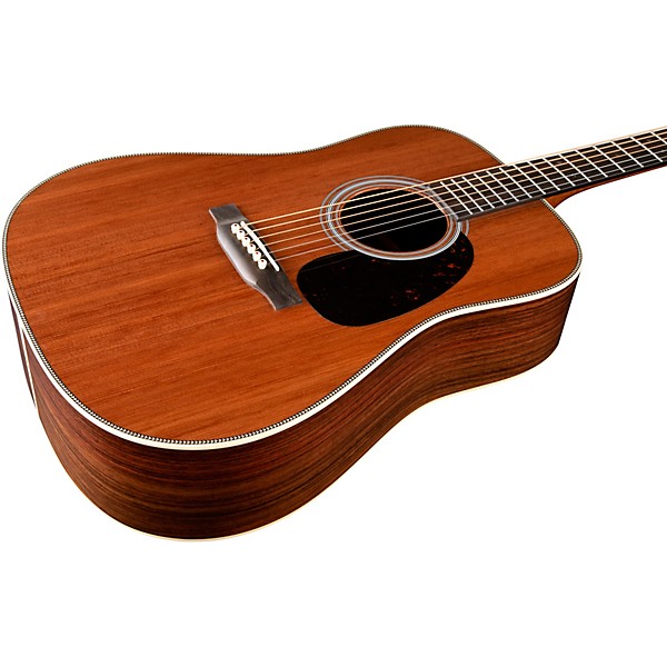 Martin Custom Shop 28 Style Sinker Redwood-East Indian Rosewood Dreadnought Acoustic Guitar Natural