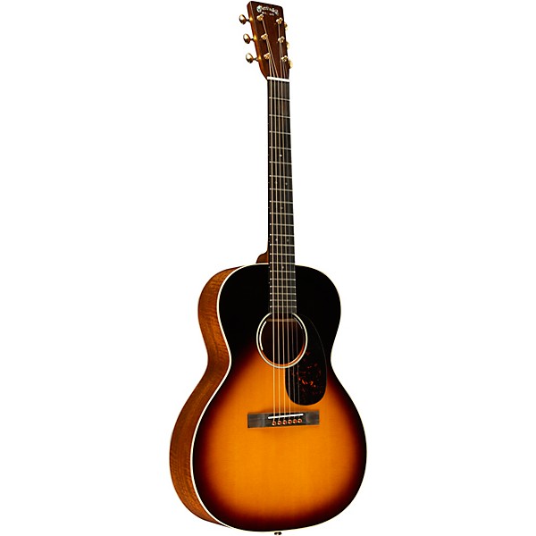 Martin Custom Shop Slope Shoulder Sitka Spruce VTS-Flamed Mahogany Grand Concert Acoustic-Electric Guitar Whiskey Sunset B...