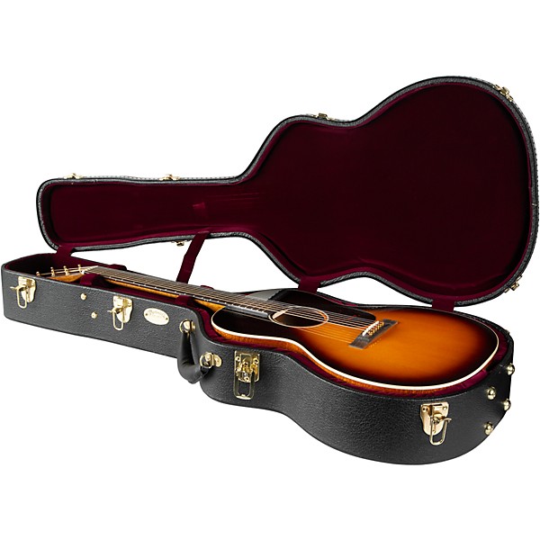 Martin Custom Shop Slope Shoulder Sitka Spruce VTS-Flamed Mahogany Grand Concert Acoustic-Electric Guitar Whiskey Sunset B...