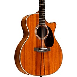 Martin Custom Shop All Flamed Koa Grand Performance Acoustic-Electric Guitar Natural