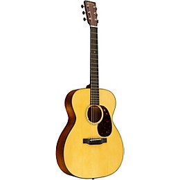 Martin Custom Shop 18 Style Adirondack Spruce-Mahogany Auditorium Acoustic-Electric Guitar Natural