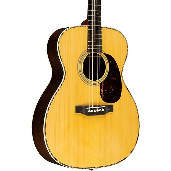 Martin Custom Shop 28 Style Adirondack Spruce-East Indian Rosewood Auditorium Acoustic-Electric Guitar Natural