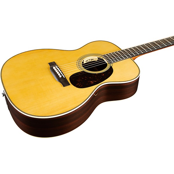 Martin Custom Shop 28 Style Adirondack Spruce-East Indian Rosewood Auditorium Acoustic-Electric Guitar Natural