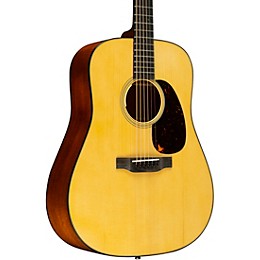 Martin Custom Shop 18 Style Adirondack Spruce-Mahogany Dreadnought Acoustic-Electric Guitar Natural