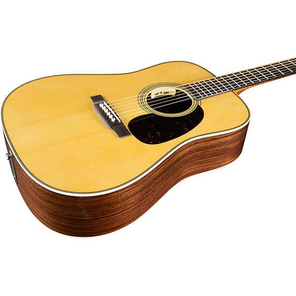 Martin Custom Shop 28 HD Style Adirondack Spruce-East Indian Rosewood Dreadnought Acoustic-Electric Guitar Natural