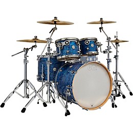 DW Design Series 4-Piece Maple Shell Pack with 22 in. Bass Drum - Royal Strata Finish Ply