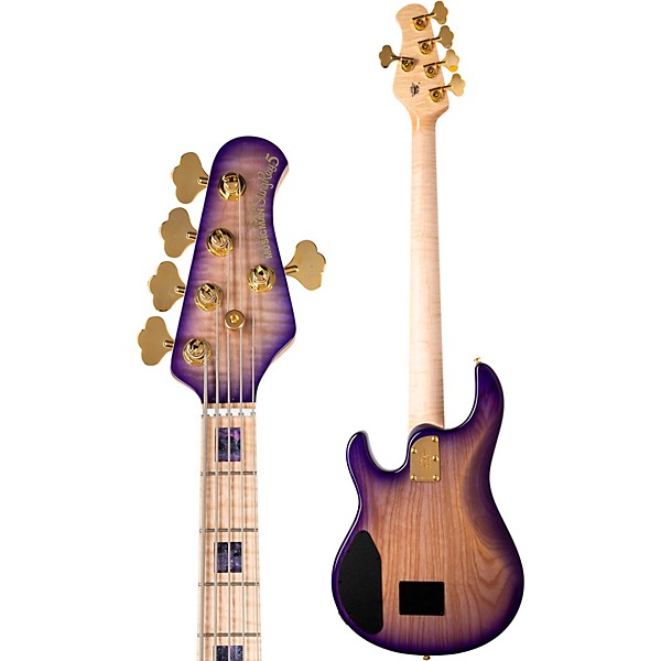 Ernie Ball Music Man BFR StingRay 5 Electric Bass Guitar Moonbeam