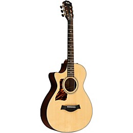 Taylor 312ce 12-Fret Left-Handed Grand Concert Acoustic-Electric Guitar Natural