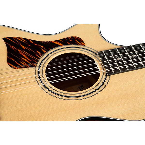 Taylor 352ce 12-Fret 12-String Left-Handed Grand Concert Acoustic-Electric Guitar Natural